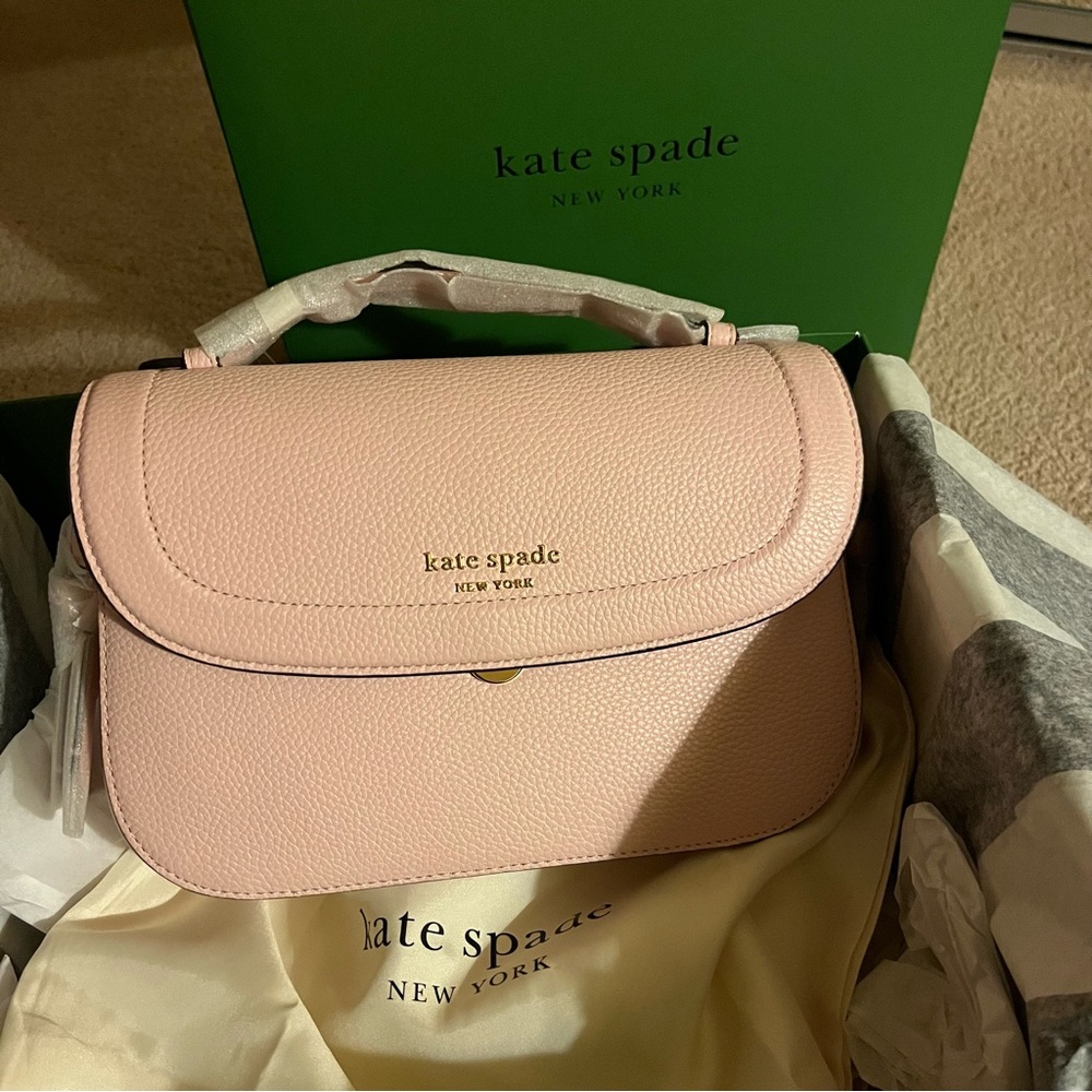 NWT Kate Spade Chalk Pink top handle Knott bag